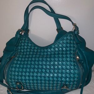 Big Buddha Turquoise Handbag